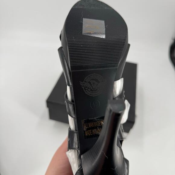 Nwt Milwaukee Leather MBL9452 Women's Black Stiletto Heeled Fashion Casual heels - Picture 3 of 5